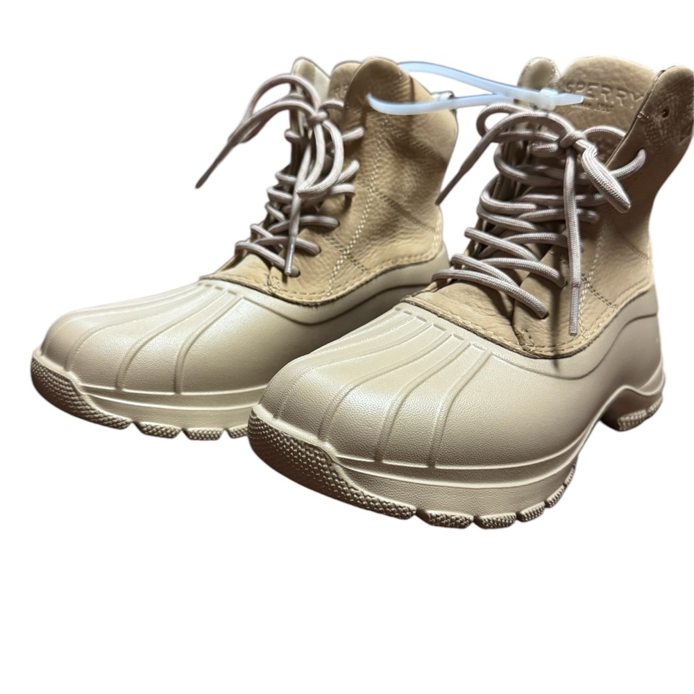 Sperry Duck Float Off White (Tan) Boots Size 6 Women’s Snow Shoes STS88293